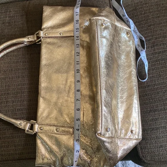 Kate Spade Gold Metallic Tote Bag - Picture 11 of 16